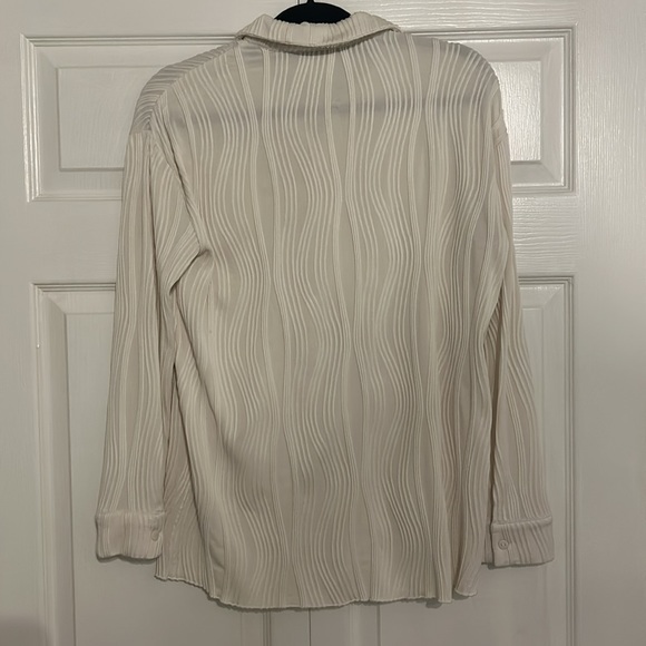 4th & The Reckless plisse shirt | cream - Picture 3 of 7